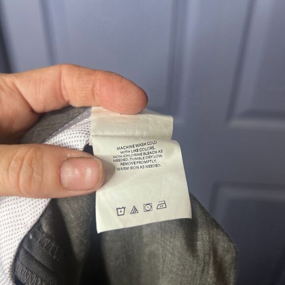 Haggar Premium Comfort Dress Pant Flat Front Classic Fit Gray Trouser Size 40/29 - Picture 3 of 12